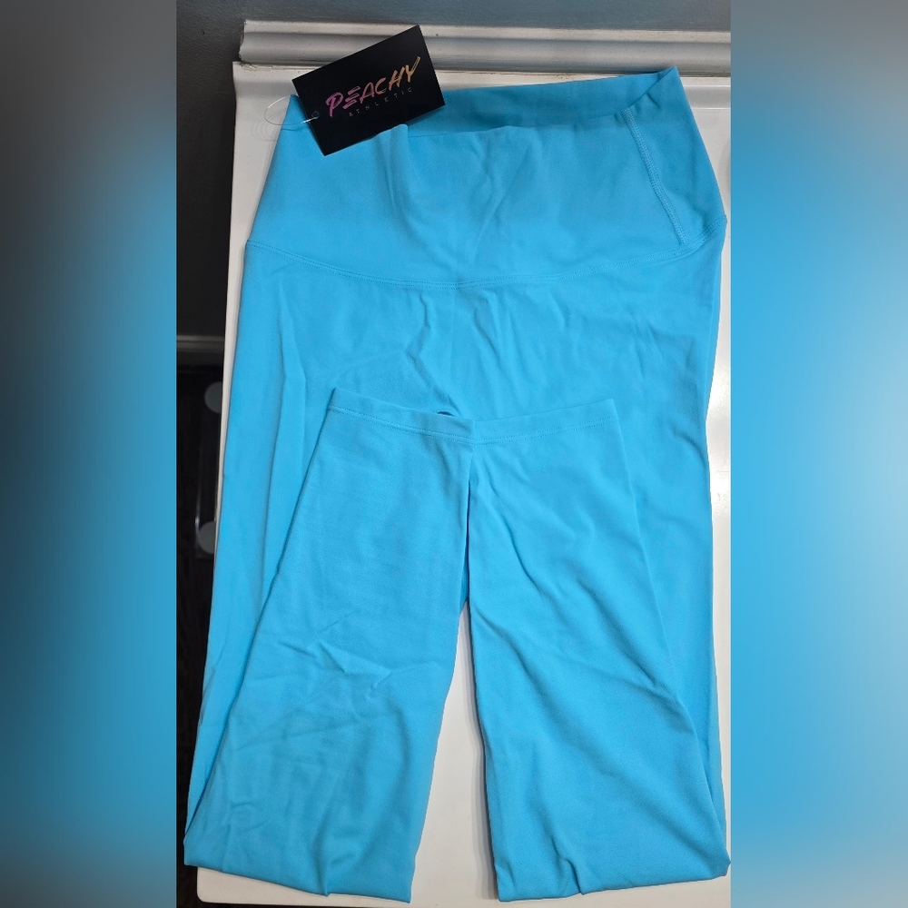 Elysium Performance Leggings - Azure Blue - Medium